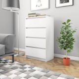 vidaXL Servantă, alb, 60 x 35 x 98,5 cm, PAL
