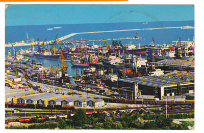 CPIB 18467 CARTE POSTALA - CONSTANTA. VEDERE DIN PORT foto