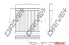 Dr!ve+ DP1110.12.0079 Filtru, aer habitaclu