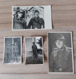 Vand 4 fotografii cu soldati germani