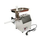 Masina de tocat carne electrica inox 850W, 220V, capacitate 150 kg/h, adaptor carnati, 2 site si 2 cutite incluse 380x210x415mm