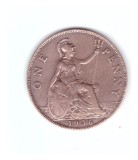 Moneda Marea Britanie 1 penny 1936, stare buna, curata