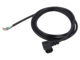 Cablu IEC C13 mamă 90&deg; 2m negru 10A 250V 3x18AWG PVC