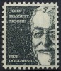 SUA 1966 - Uzual 5$, J.B. Moore, personalități, neuzat