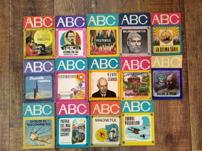Lot 14 carti colectia ABC vechi, anii 70-80 foto