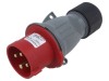 Conector alimentare AC trifazate AMPHENOL IP&amp;S 32A 440V mufă tată IP44