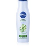 NIVEA 2in1 Care Express Protect &amp; Moisture sampon si balsam 2 in 1 250 ml