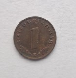 Germania 1 Reichspfennig 1939 E moneda bronz km # 89, Europa