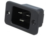 Conector Alimentare AC Tată 16A 250V IEC 60320