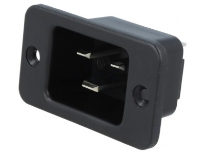 Conector Alimentare AC Tată 16A 250V IEC 60320 foto