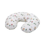 Perna alaptare multifunctionala Bubaba, Farm/White, cu husa detasabila, 70x60x18 cm
