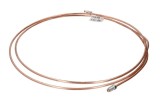 Conducta frana cupru cu niplu WP-048 diametru 4,75 mm, filet exterior, Grosime perete 0,9 mm, filet M10x1/M10x1, lungime 2500 mm