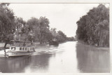 Bnk cp Delta Dunarii - Pe canalul Dranov - uzata, Circulata, Printata