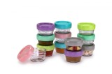 Set 12 recipiente din sticla pentru hrana bebe Melii, 59 ml, etanse