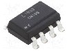 Optocuplor SMD, Tensiune izolatie 2,5kV, 1 canale, Gull wing 8, Seria 6N138-L, LITEON - 6N138S-TA1-L