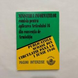Publicatiile scoase din circulatie pana la 1 iunie 1946