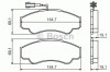 Set placute frana,frana disc FIAT DUCATO platou / sasiu (230) (1994 - 2002) BOSCH 0 986 424 769