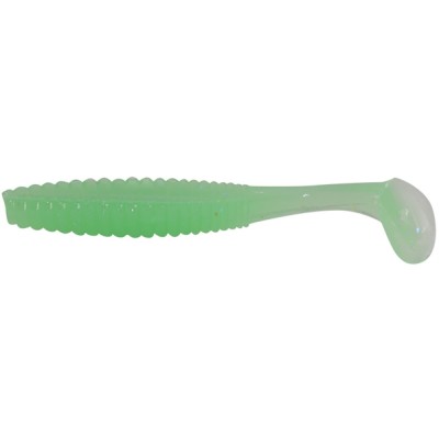 Shad Hide Up Stagger Original 1.5&amp;quot; Salt, S-10 Green Lime, 4cm, 8buc/pac foto
