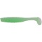 Shad Hide Up Stagger Original 1.5&quot; Salt, S-10 Green Lime, 4cm, 8buc/pac