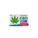 Guma de mestecat CBD, Euphoria, 100mg, Menta