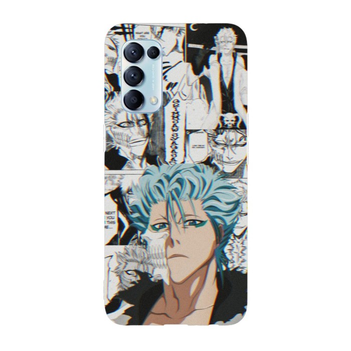 Husa compatibila cu Oppo A55, Viceversa, model Grimmjow Manga Bleach, Silicon, TPU