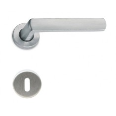 M&acirc;ner pentru uși de interior - M1069 - crom satin cu rozetă cheie