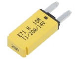 Siguranță termică 20A 12VDC auto 12,45mm E71