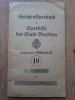 Carnet de economii Sparkasse Dresda Germania vechi 1920