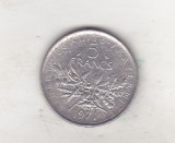 bnk mnd Franta 5 franci 1971