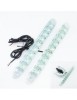 Lumini de zi DRL Flexibile 9 led*0,5W, Xenon Bright