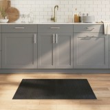 Covor Bambus vidaXL Negru 70x100 cm Antiderapant