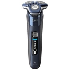 Aparat de ras PHILIPS Shaver Series 7000 S7885/50, acumulator, autonomie 60 min, SkinIQ, albastru