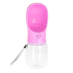 Sticla portabila cu recipient 2 in1, 350ml, Roz, Ropet foto