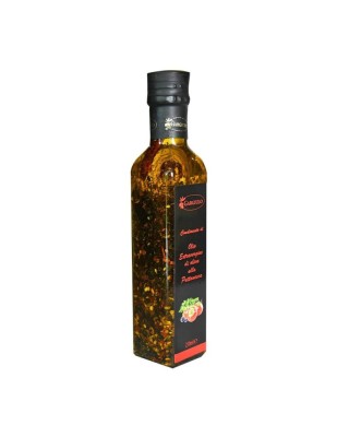 PUTTANESCA: Ulei de masline extravirgin infuzat cu ardei iute, masline negre, rosii, patrunjel si usturoi foto