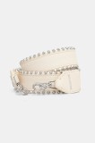 ZADIG&amp;VOLTAIRE curea din piele pentru geantă culoarea bej, LWOG00003