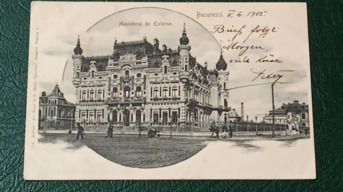 1905 - București, Ministerul de Externe