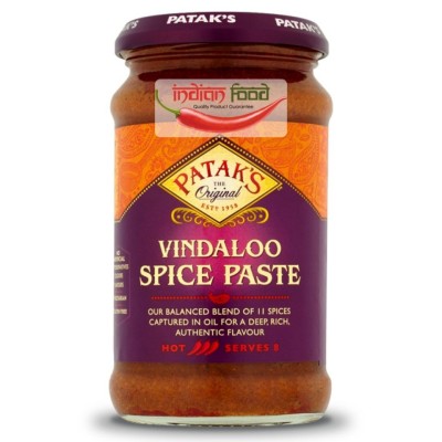 PATAK&amp;#039;S Vindaloo Spice Paste (Pasta pentru Curry Vindaloo) 283g foto