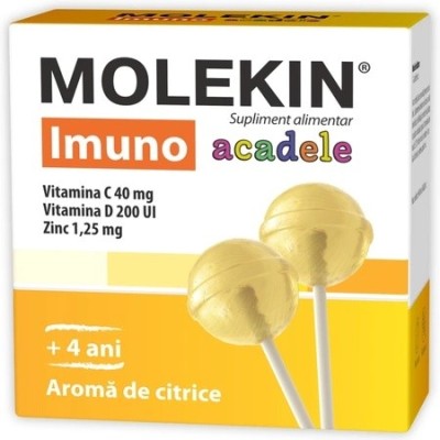 MOLEKIN IMUNO +4ANI AROMA CITRICE 12ACADELE foto