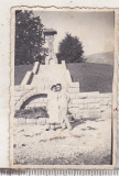 Bnk foto Sinaia 1937 - Troita - monument, Alb-Negru, Romania 1900 - 1950, Cladiri