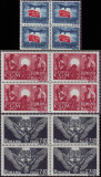 Romania 1947 - Al II-lea Congres CGM, LP 225 serie MNH in bloc de 4, Istorie, Nestampilat