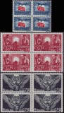 Romania 1947 - Al II-lea Congres CGM, LP 225 serie MNH in bloc de 4, Istorie, Nestampilat