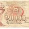 M1 - Bancnota foarte veche - Fosta Iugoslavia - 20000 dinarI - 1987