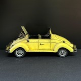 Mașină decorativă vintage galbenă din metal - China