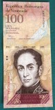 BANCNOTA VENEZUELA 100 BOLIVARES 2014 NECIRCULATA