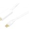 Cablu DisplayPort 1.2 la HDMI 5m Alb