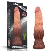 Dildo XXL Silicon Lichid Dual Layered 24cm Lovetoy, Ventuza, Realistic