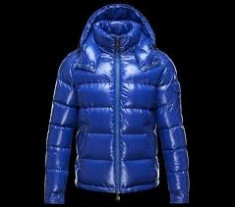 Men Moncler Down Jackets Maya Pastel Blue foto