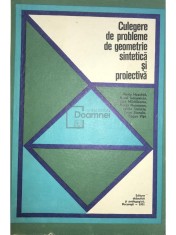 Maria Huschitt - Culegere de probleme de geometrie sintetica si proiectiva (Editia: 1971) foto
