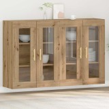 VidaXL Dulapuri de perete 2 buc Artisan Oak 69,5 x 34 x 90 cm - Lemn stratificat