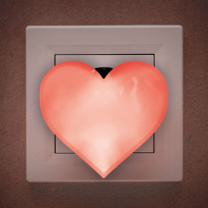 Lumină de veghe model inimă (roşu) foto